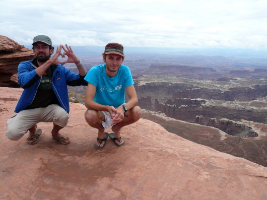 Berni und Stefan @ Canyonlands NP, Moab